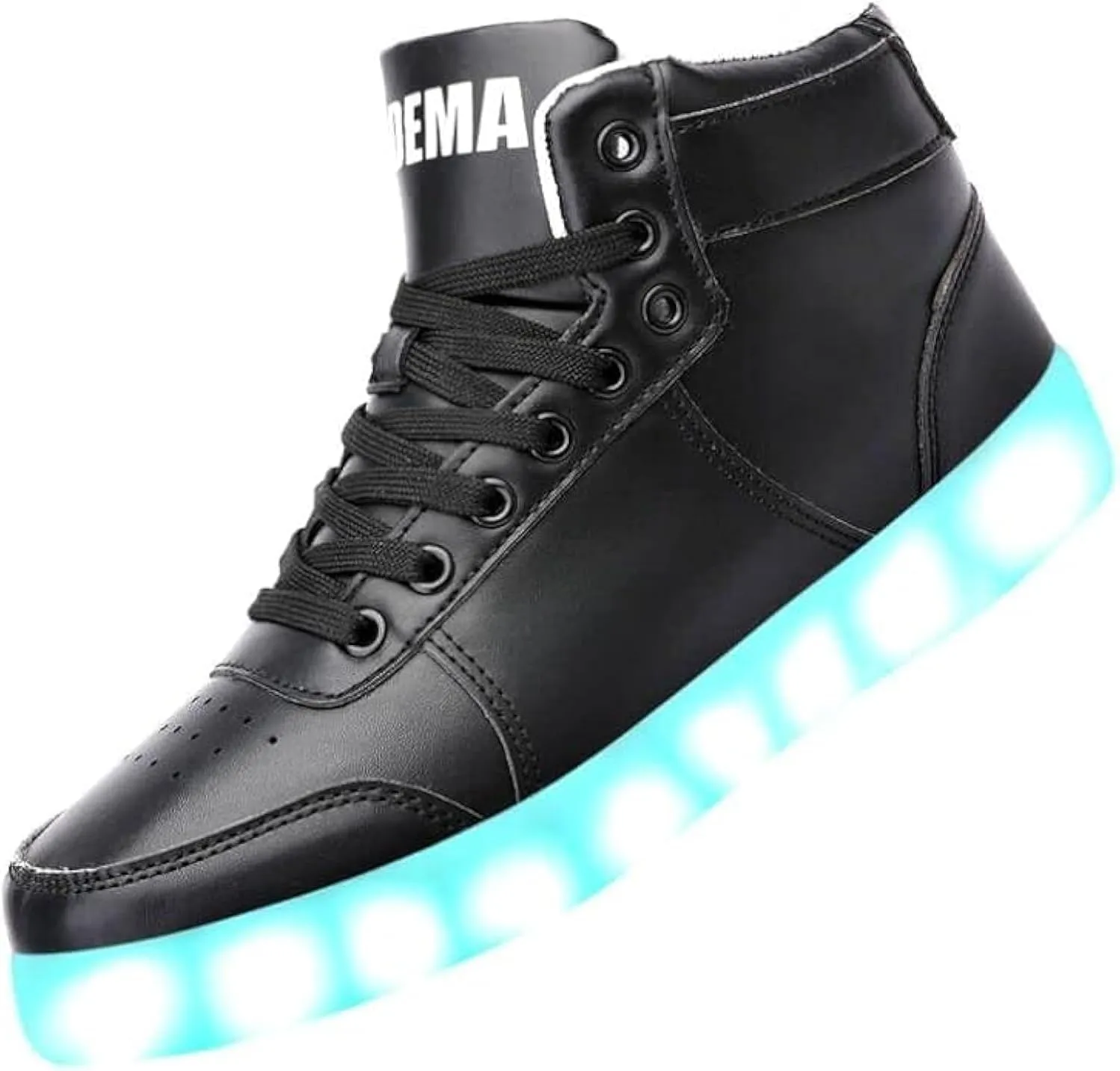 Odema V3 Aurora Unisex High Top Light Up Shoes, Sneakers with Lights for Men，Women, Led Light Shoes,USB Charging Glowing Shoes for Teens