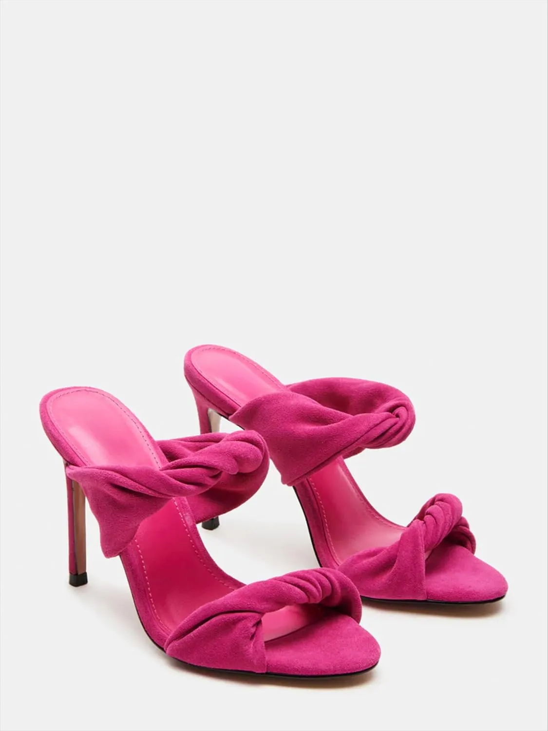 Open Toe High Heel Sandals for Women Kitten Heel Sandals Date Party Wedding Shoes