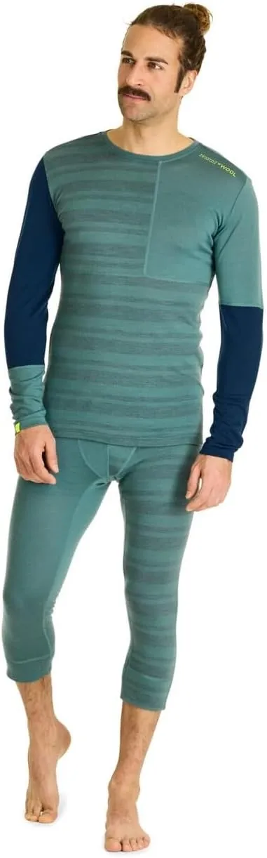 Ortovox Men's 185 Rock'n'Wool Short Pants, Soft Breathable Merino Wool Base Layer for Winter Touring, Skiing & Snowboarding