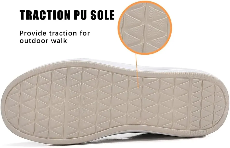 Oude Sneakers for Women Comfortable | Shoes for Women Traveling | 2 Inch Air Cushion Rocker Bottom