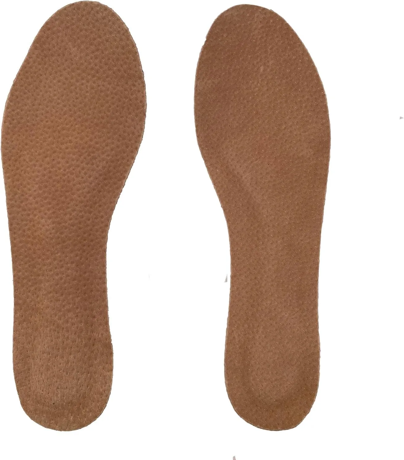 Pigskin Leather Shoe Insoles for Women, Self-Adhesive Barefoot Shoe Inserts for High Heels, Dress Shoes Sandals Flats and Boots, Sockless Shoe Liners Anti-Slip and Ultra-Absorbent, 1 Pair