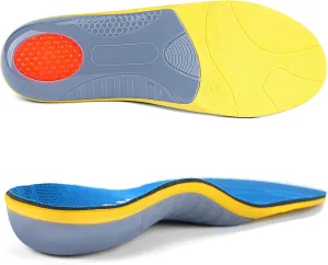 Plantar Fasciitis Insoles Arch Support Inserts Orthotics for Flat Feet Arch Pain Pronation for Work Boot Shoe for Men Women (Men 11-11 1/2 | Women 13-13 1/2-(295mm))