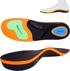 Plantar Fasciitis Relief Insoles Men Work Boots High Arch Support Shoe Inserts for Women, Heavy Duty Orthotics for Standing All Day Flat Feet Achilles Tendoniti Basketball -L