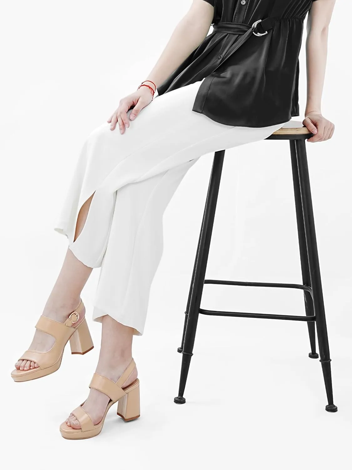 Platform Heels for Women Comfy Chunky Block Heeled Sandal Open Toe Ankle Strap Mid Heel Slingback Sandals Summer Pary Dress Shoes