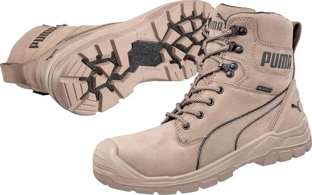 PUMA Men's 7" Conquest Zip Wp Industrial Boot