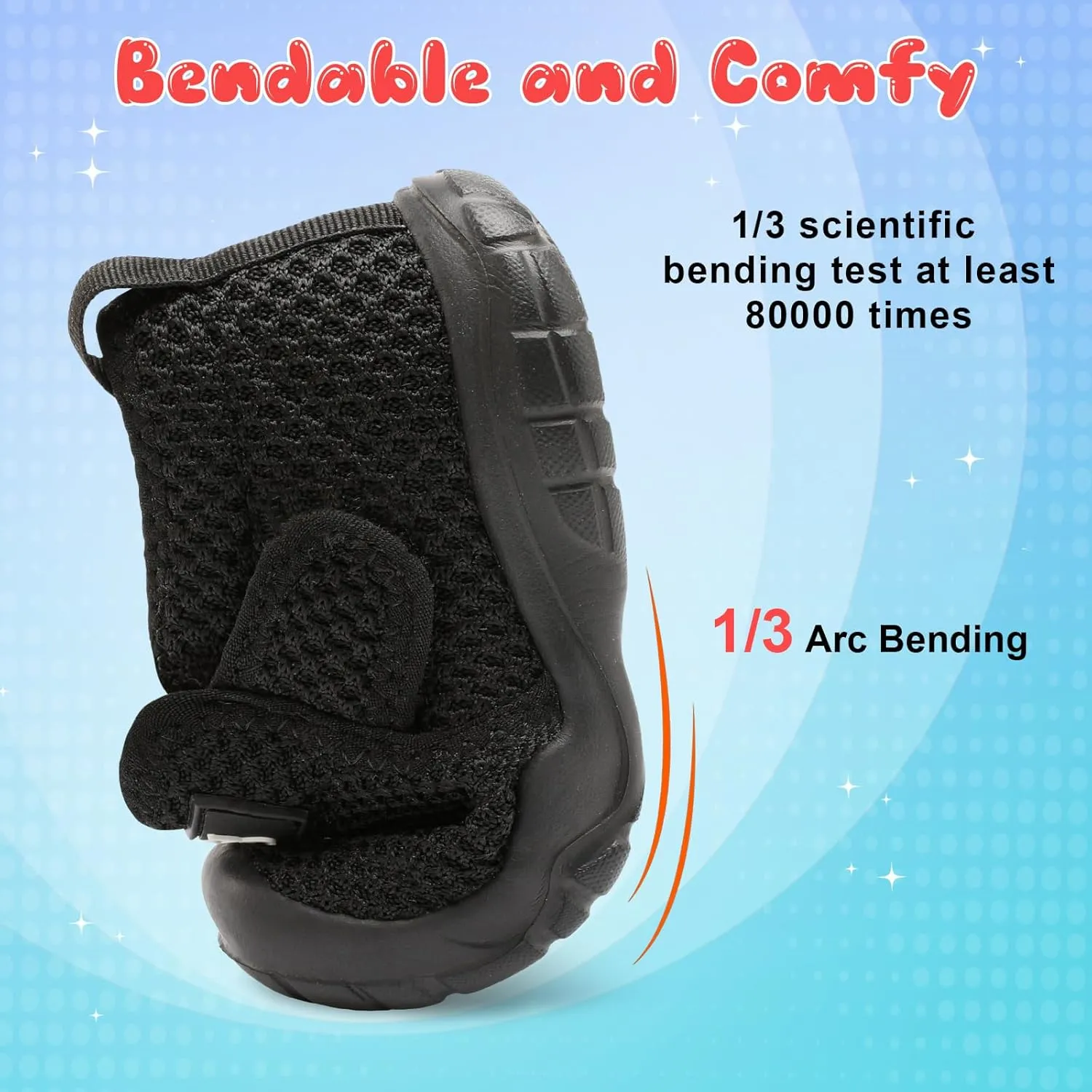 QFH Toddler Shoes Boys Girls Sneakers Comfy Barefoot Shoes Kids Adjustable Hook and Loop Walking Shoes Wide Toe Box Breathable Shoes