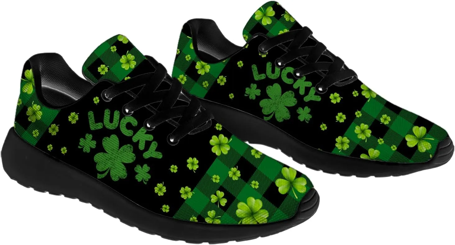 Shamrock Shoes for Men Women Athletic Running Tennis Shoes Walking Gym Sneakers Gifts for Girlfriend Boyfriend