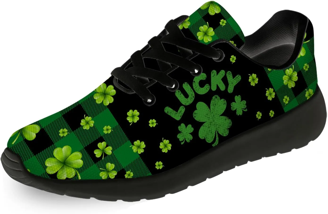 Shamrock Shoes for Men Women Athletic Running Tennis Shoes Walking Gym Sneakers Gifts for Girlfriend Boyfriend