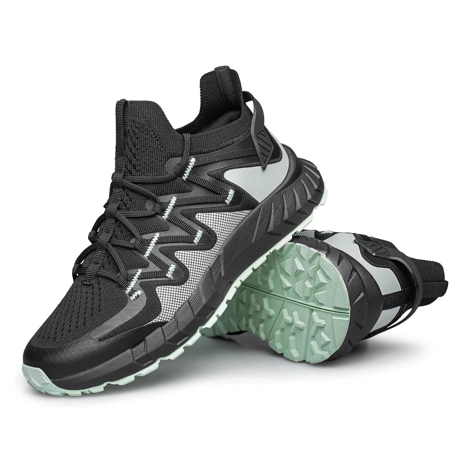 SILLENORTH Women's Road Running Shoes Lace Up Comfy Athletic Fashion Sneakers Non-Slip Walking Jogging Shoes