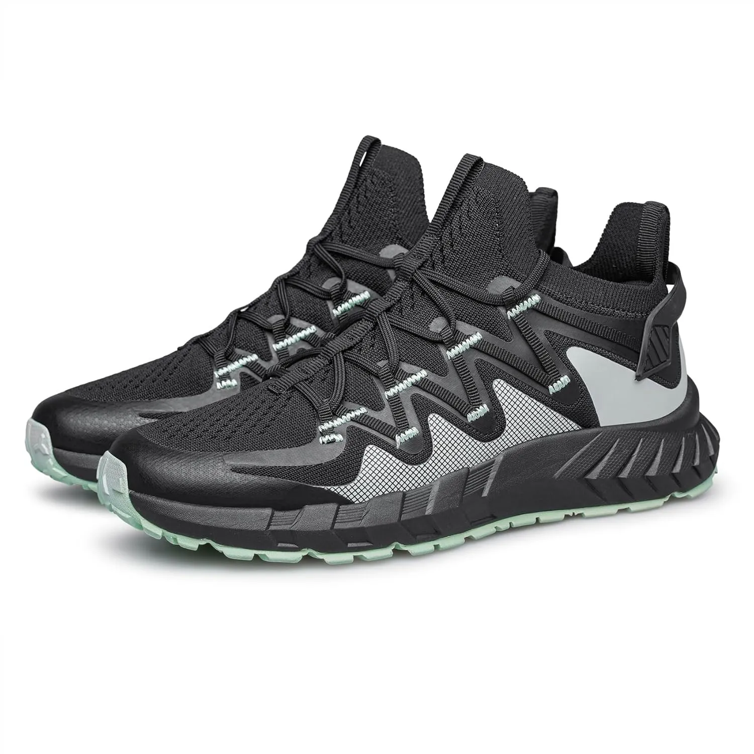 SILLENORTH Women's Road Running Shoes Lace Up Comfy Athletic Fashion Sneakers Non-Slip Walking Jogging Shoes