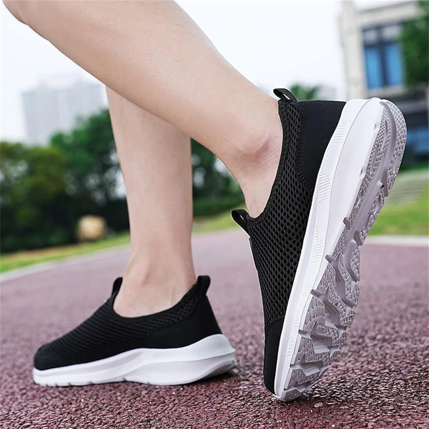 Slip On Shoes for Men - Casual Comfortable Athletic Tennis Walking Sneakers for Men with Memory Foam Mens Shoes