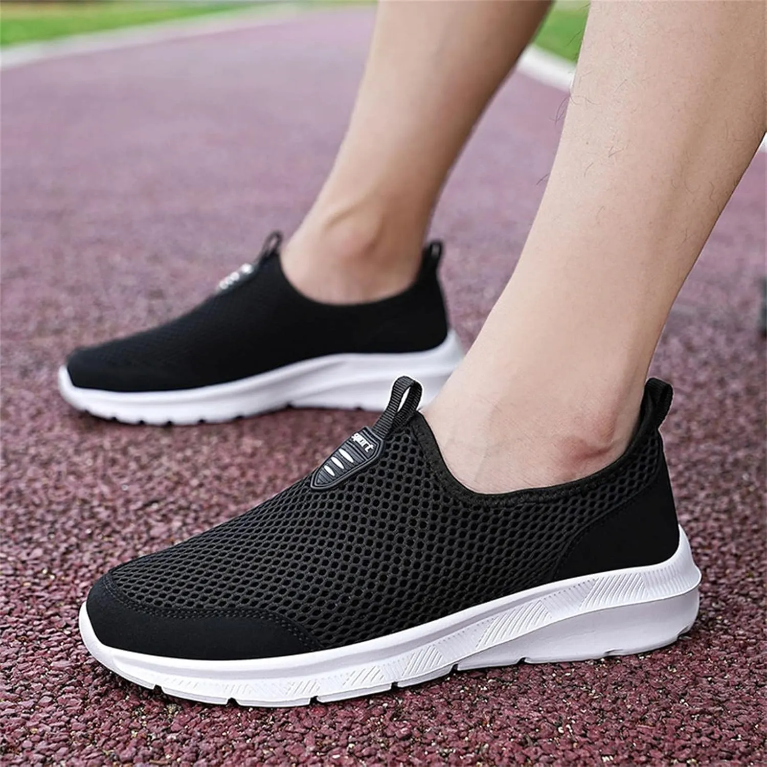 Slip On Shoes for Men - Casual Comfortable Athletic Tennis Walking Sneakers for Men with Memory Foam Mens Shoes