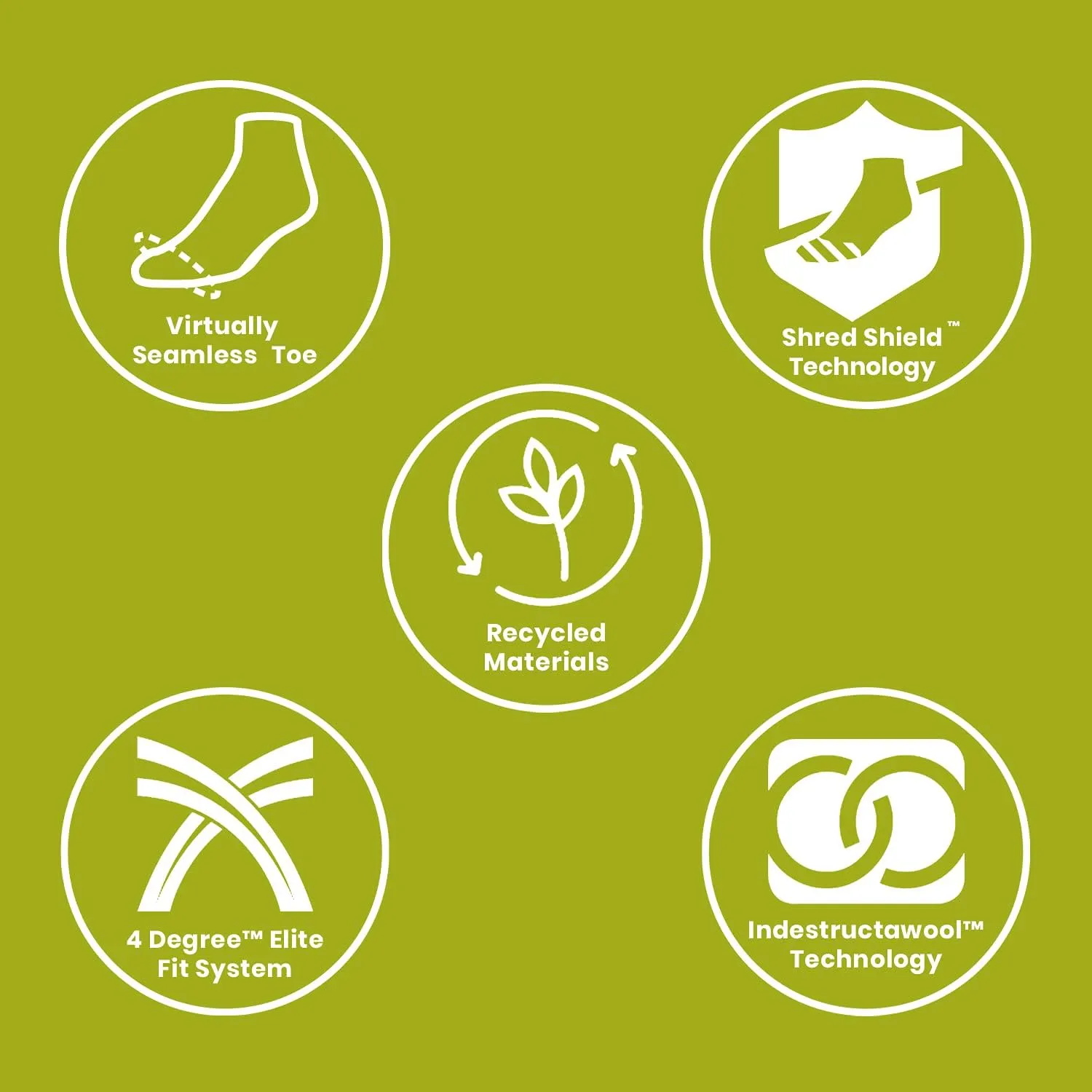 Smartwool Men's Hike Mountain Range Pattern Crew Socks