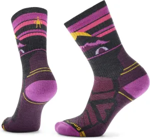 Smartwool Womens Hike Light Cushion Mountain Moon Crew Socks