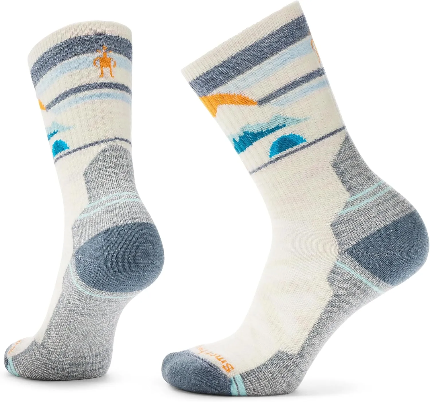 Smartwool Womens Hike Light Cushion Mountain Moon Crew Socks