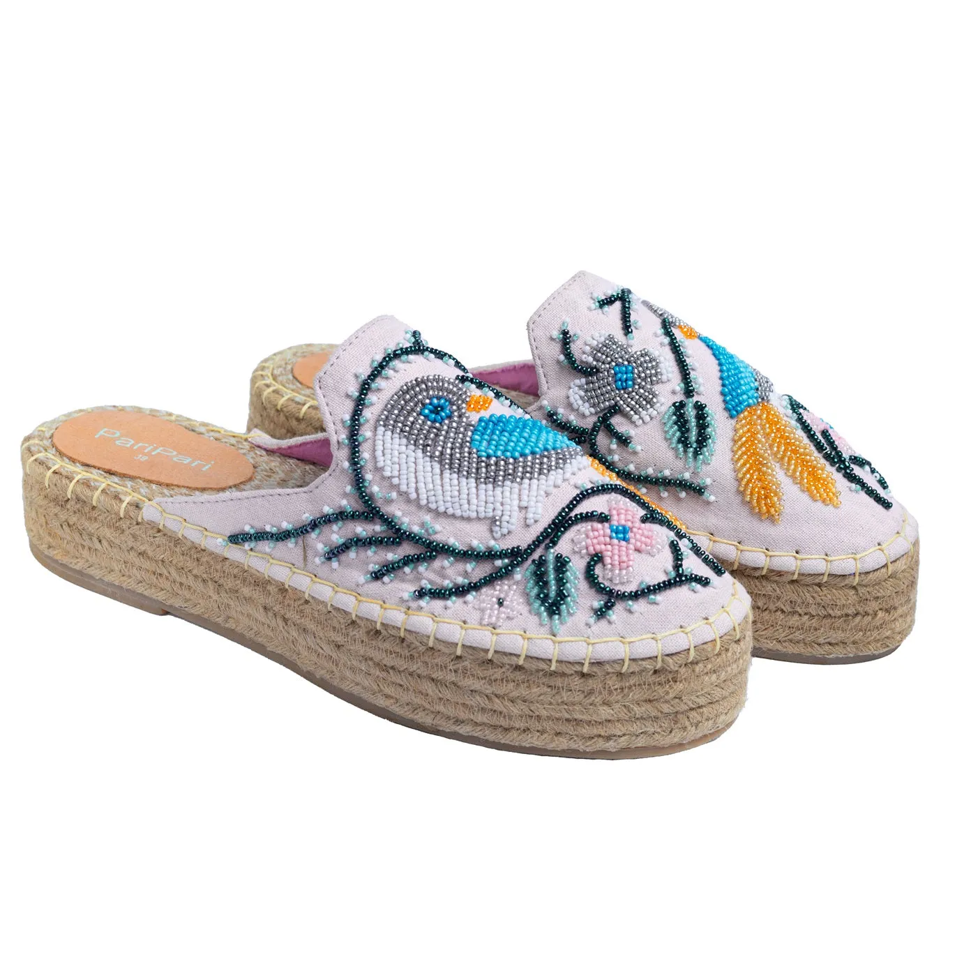 Songwing Espadrilles Blush Pink Platforms