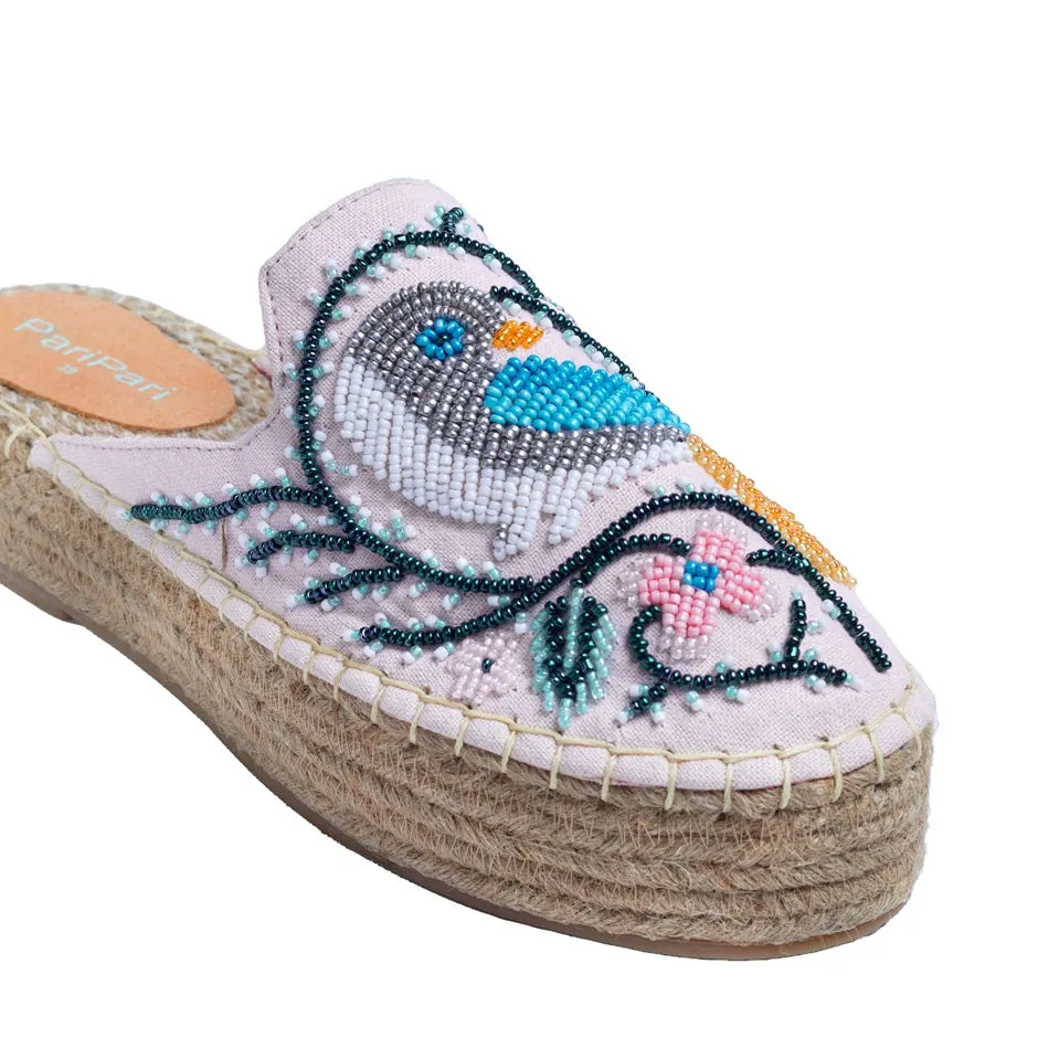 Songwing Espadrilles Blush Pink Platforms