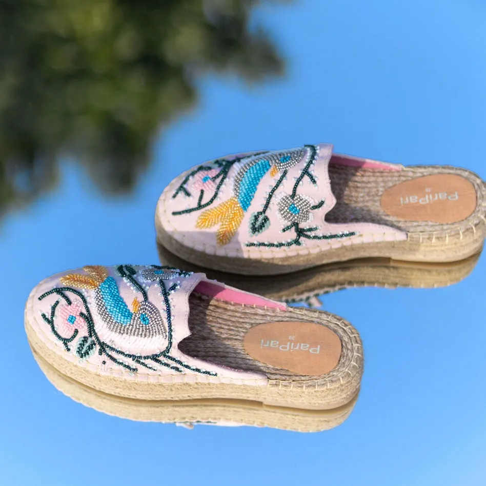 Songwing Espadrilles Blush Pink Platforms
