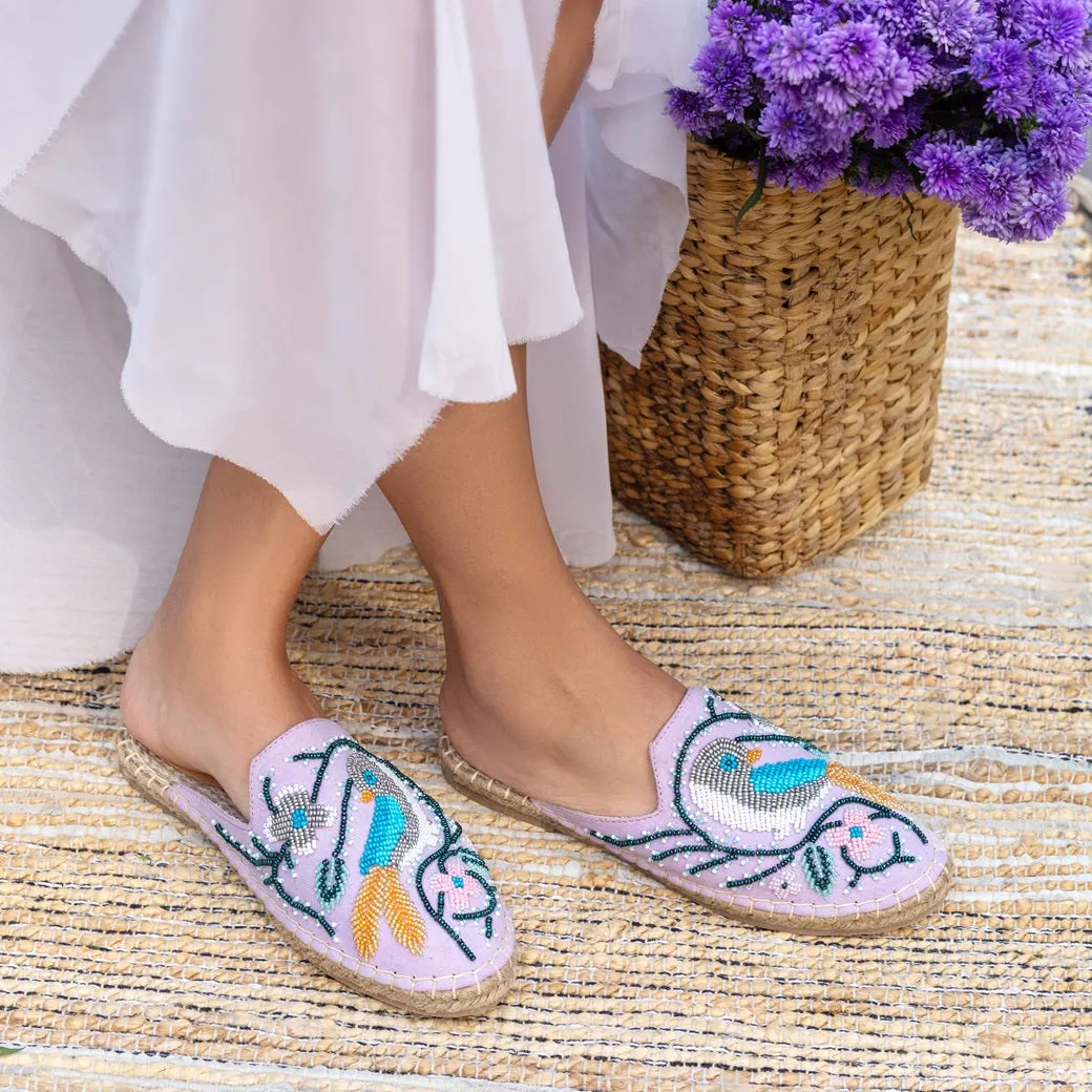 Songwing Espadrilles Lavender Flats