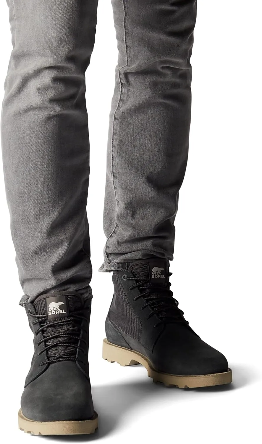 Sorel Men's Caribou Mod Chukka WP Boot — Waterproof Suede & Nylon Rain Boots