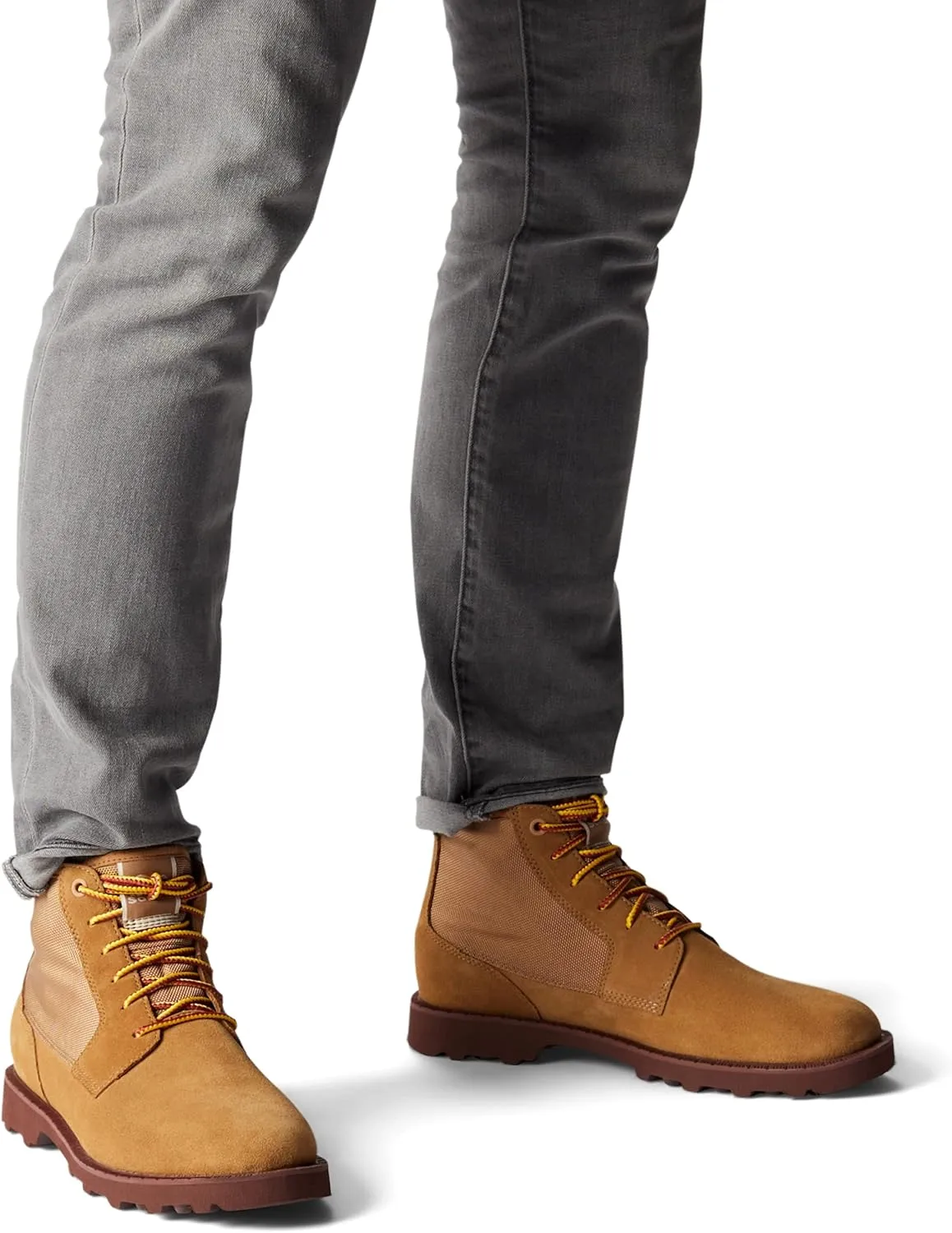 Sorel Men's Caribou Mod Chukka WP Boot — Waterproof Suede & Nylon Rain Boots