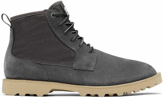 Sorel Men's Caribou Mod Chukka WP Boot — Waterproof Suede & Nylon Rain Boots