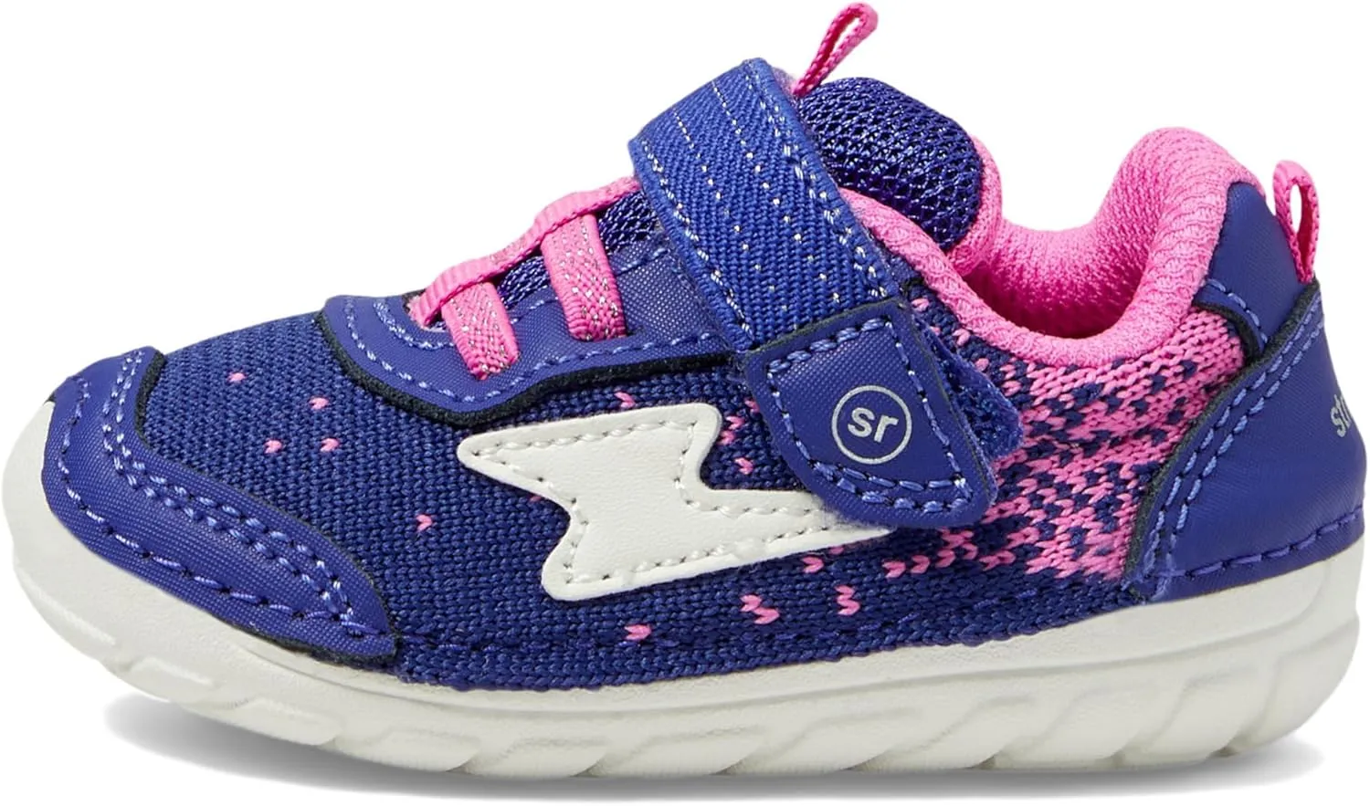 Stride Rite Unisex-Baby Sm Zips Runner Sneaker