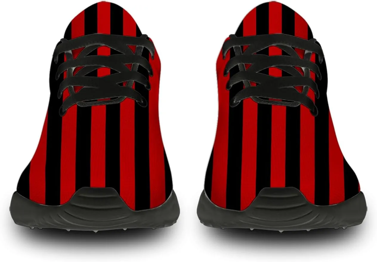 Striped Tennis Shoes for Men Women Running Walking Shoes Gym Athletic Sneakers Gifts for Mom Dad
