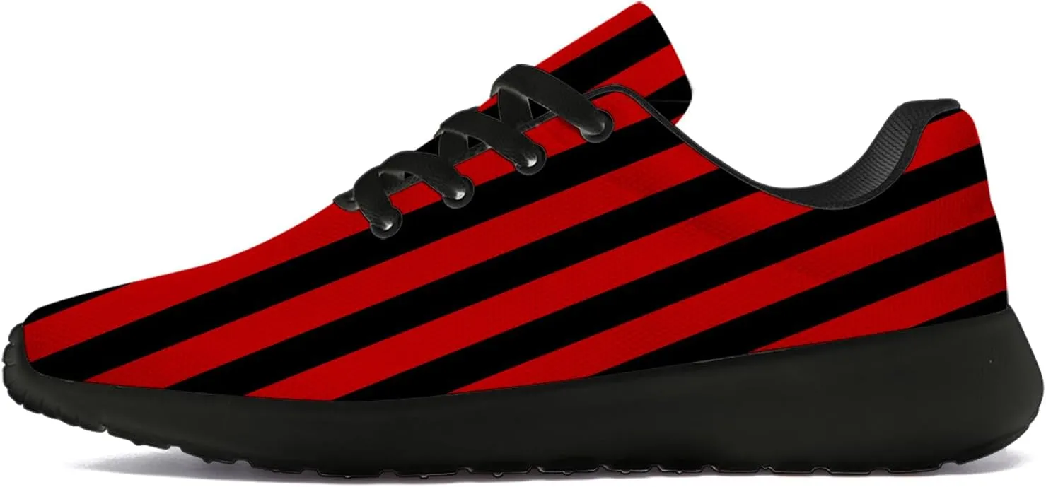 Striped Tennis Shoes for Men Women Running Walking Shoes Gym Athletic Sneakers Gifts for Mom Dad