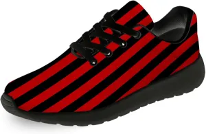 Striped Tennis Shoes for Men Women Running Walking Shoes Gym Athletic Sneakers Gifts for Mom Dad