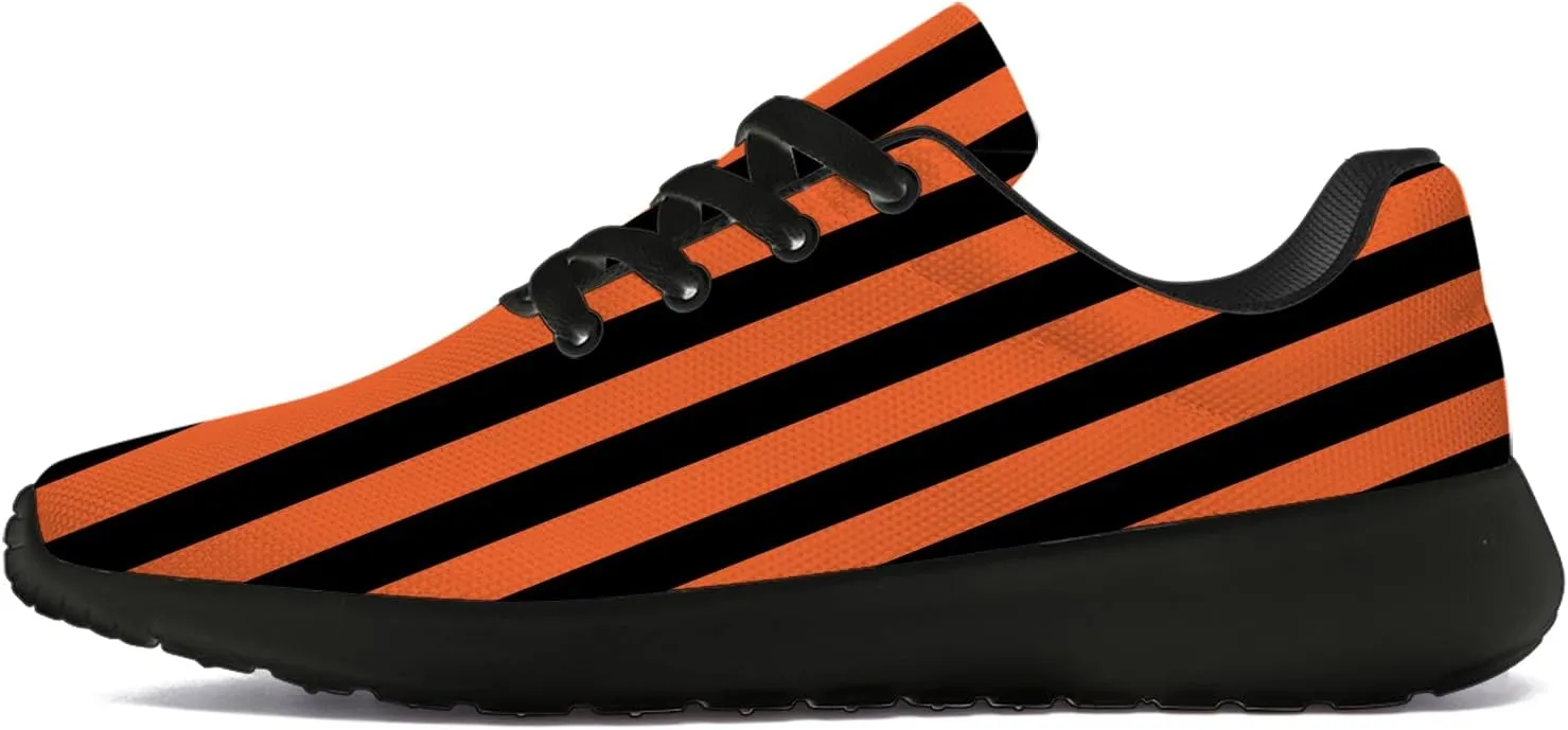 Striped Tennis Shoes for Men Women Running Walking Shoes Gym Athletic Sneakers Gifts for Mom Dad