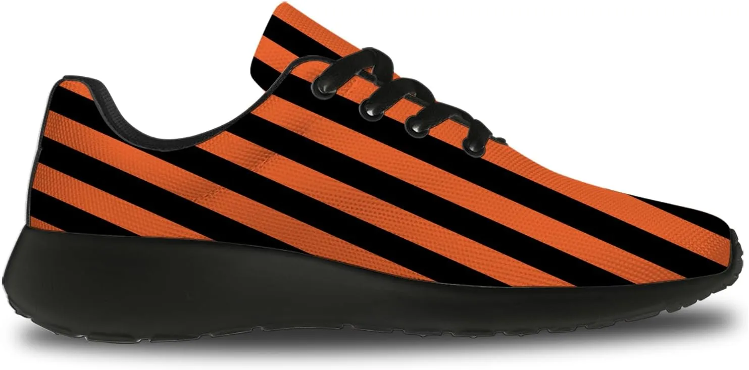 Striped Tennis Shoes for Men Women Running Walking Shoes Gym Athletic Sneakers Gifts for Mom Dad