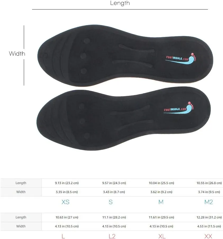 Superior Massaging Gel Shoe Inserts – Comfort & Shock-Absorbing Insoles for Foot Relief, Glycerin-Filled for Men & Women (10 US Men's (L2 Size))
