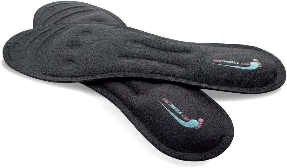 Superior Massaging Gel Shoe Inserts – Comfort & Shock-Absorbing Insoles for Foot Relief, Glycerin-Filled for Men & Women (10 US Men's (L2 Size))