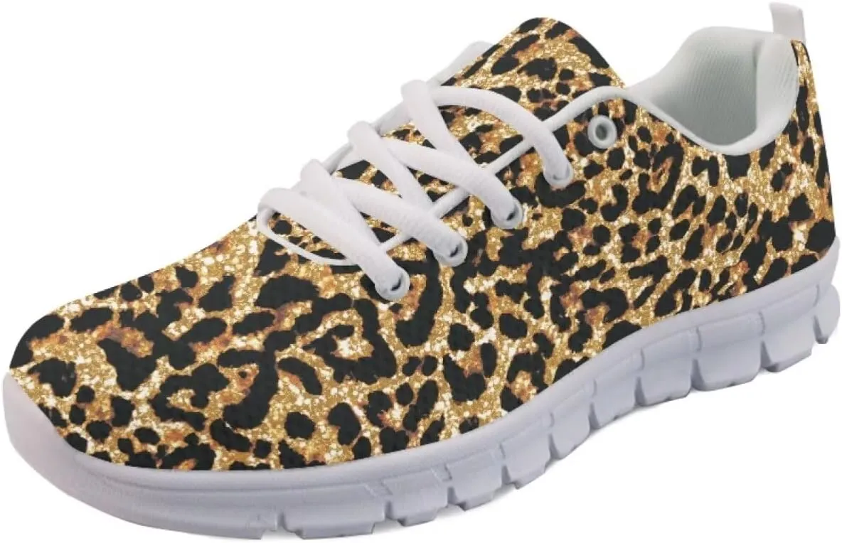 SYtrade Women's Running Shoes Lace Up Walking Tennis Sneakers White Sole