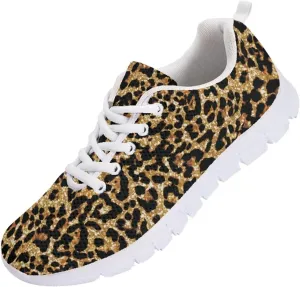 SYtrade Women's Running Shoes Lace Up Walking Tennis Sneakers White Sole