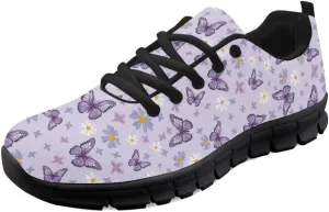 SYtrade Women's Tennis Shoes Canvas Lace-up Athletic Fashion Sneaker Black Sole