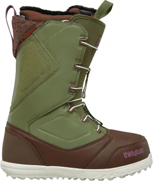 ThirtyTwo Zephyr FT Speedlace Snowboard Boot - Women's Brown/Green, 5.0