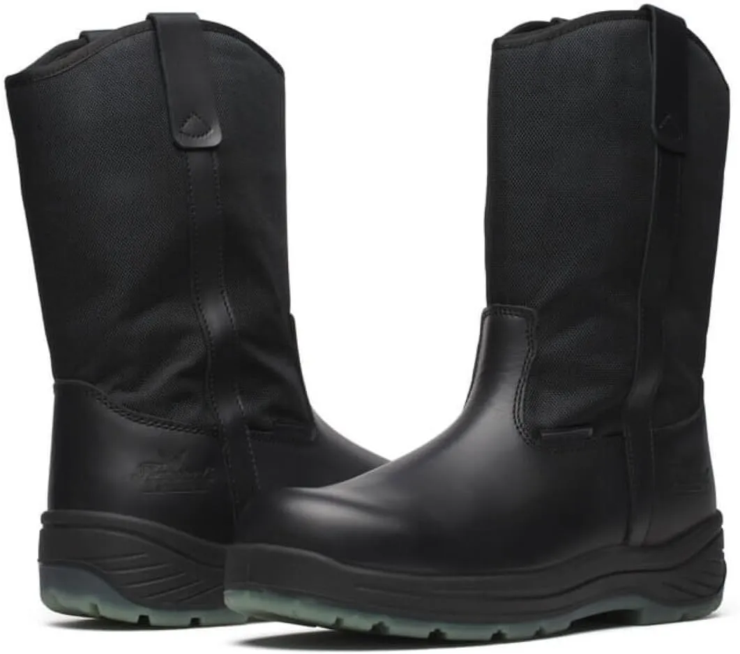 Thorogood Thoro-Flex 10” Black Safety Toe Work Boots for Men and Women - Made from Full-Grain Leather with Composite Toe and Slip-, Oil-, and Puncture-Resistant Outsole