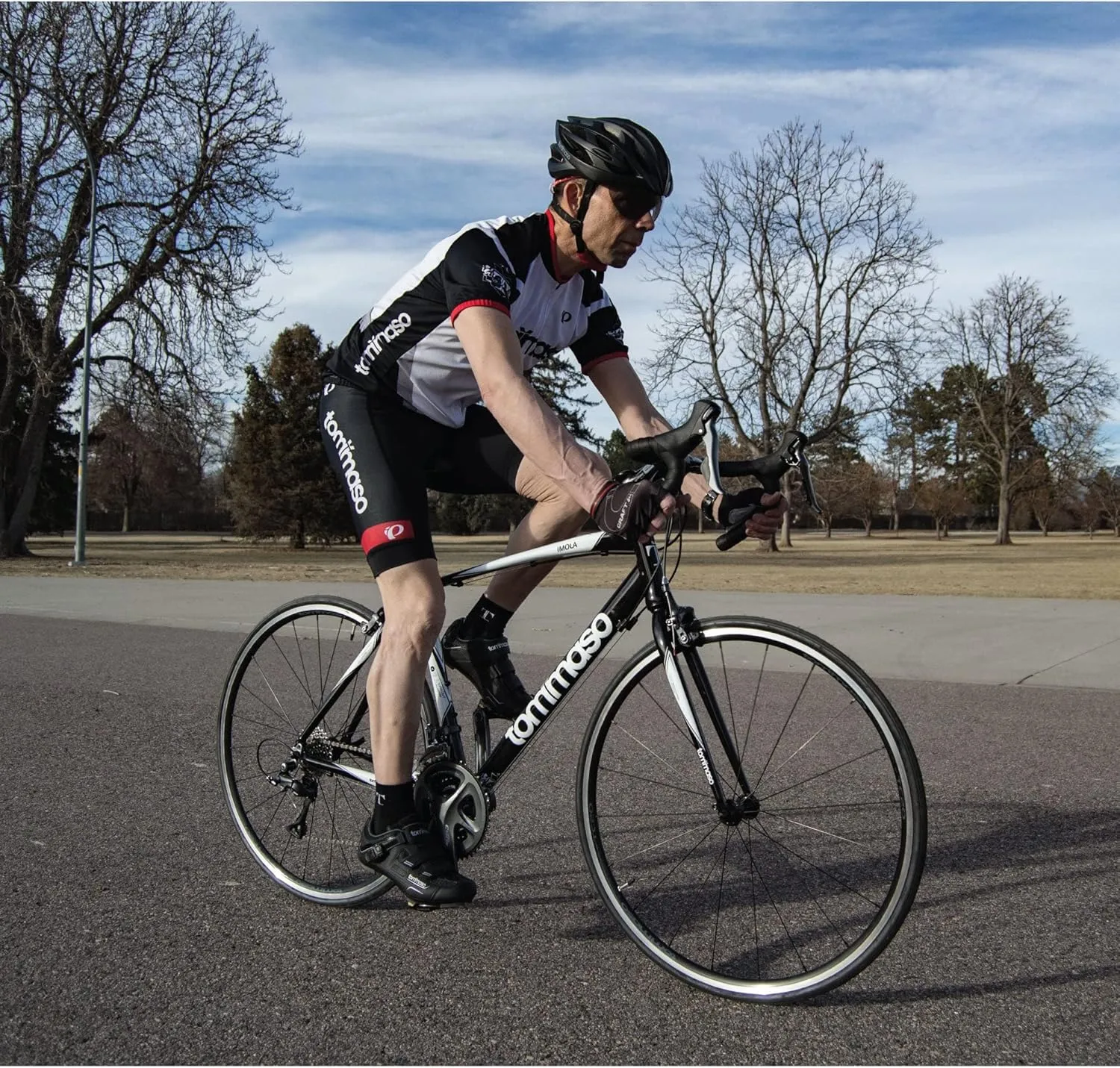 Tommaso Imola - Sport Bike Performance Aluminum Road Bike, Shimano Claris 24 Speeds Road Bicycle Men Road Bikes for Mens