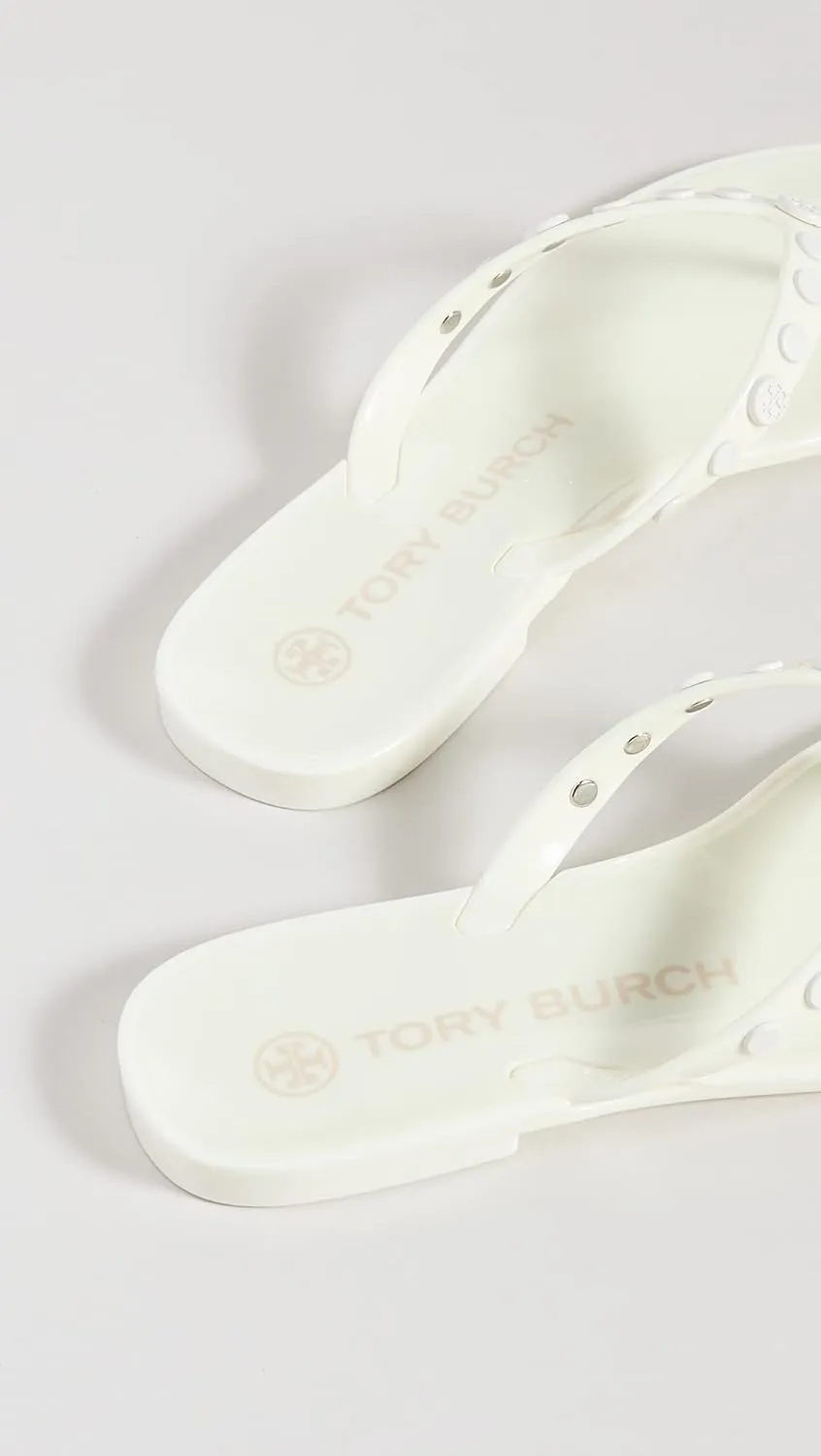Tory Burch Women's Studded Jelly Thong Sandals