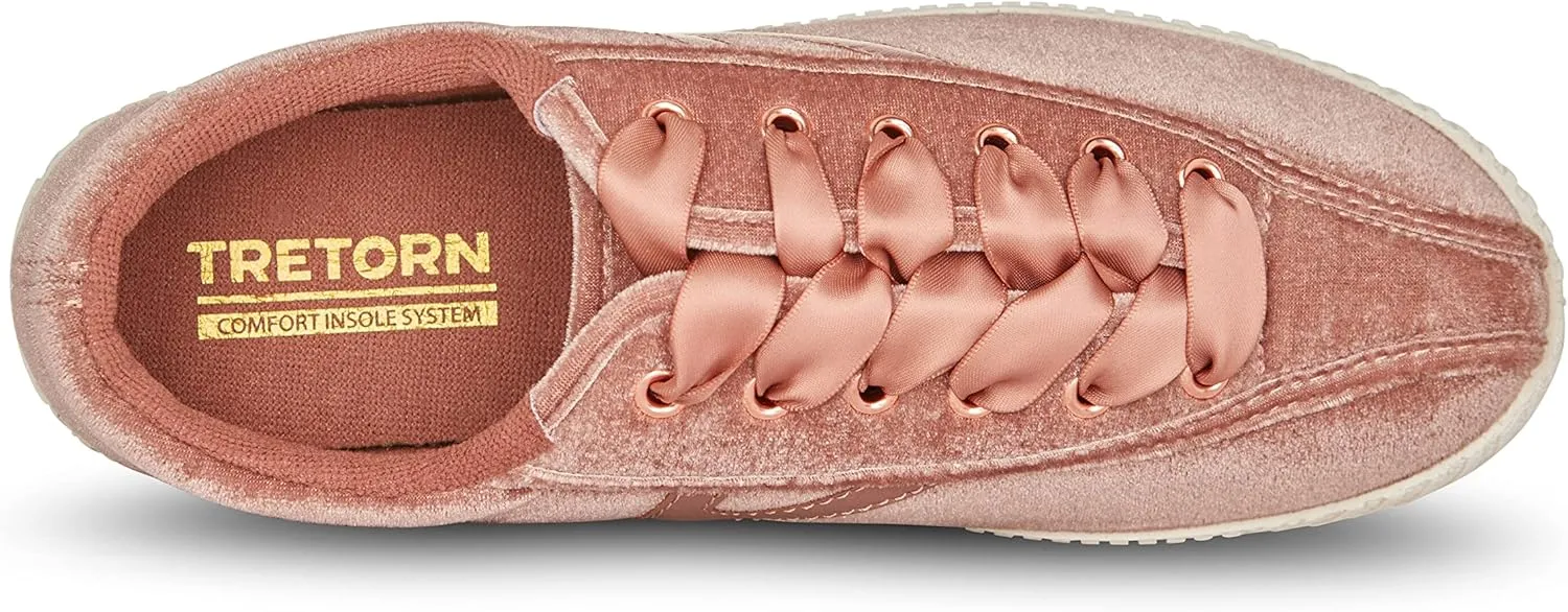 TRETORN Women's Nylite Velvet Upper Sneakers for Everyday Walking Comfort