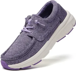 TSIODFO Women's Boat Loafers Casual Walking Shoes