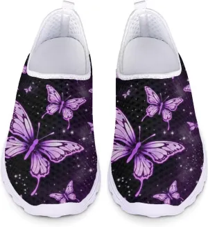 Uourmeti Women’S Running Shoes Gym Walking Workout Sneakers Slip Ons Size 5.5-11.5