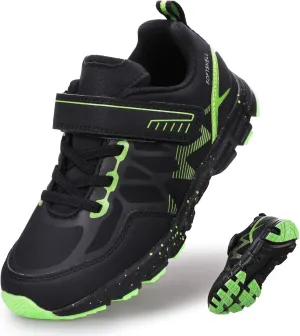 UOVO Boys Shoes Boys Sneakers Boys Tennis Hiking Running Shoes Kids Waterproof Athletic Outdoor Sneakers Non-Slip Comfy(Little/Big Boys)
