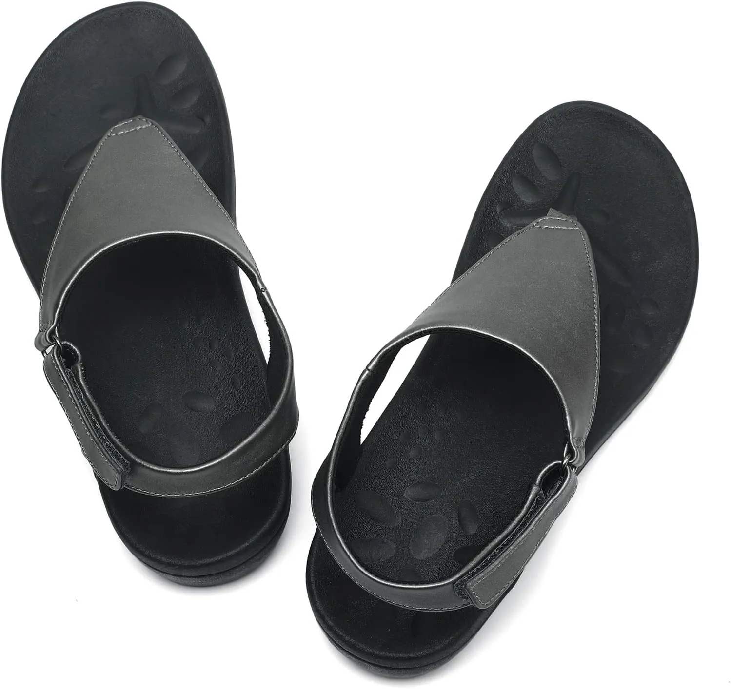 UTENAG Womens Arch Support Sandals Orthotic Adjustable Thong Flip Flops Shoes