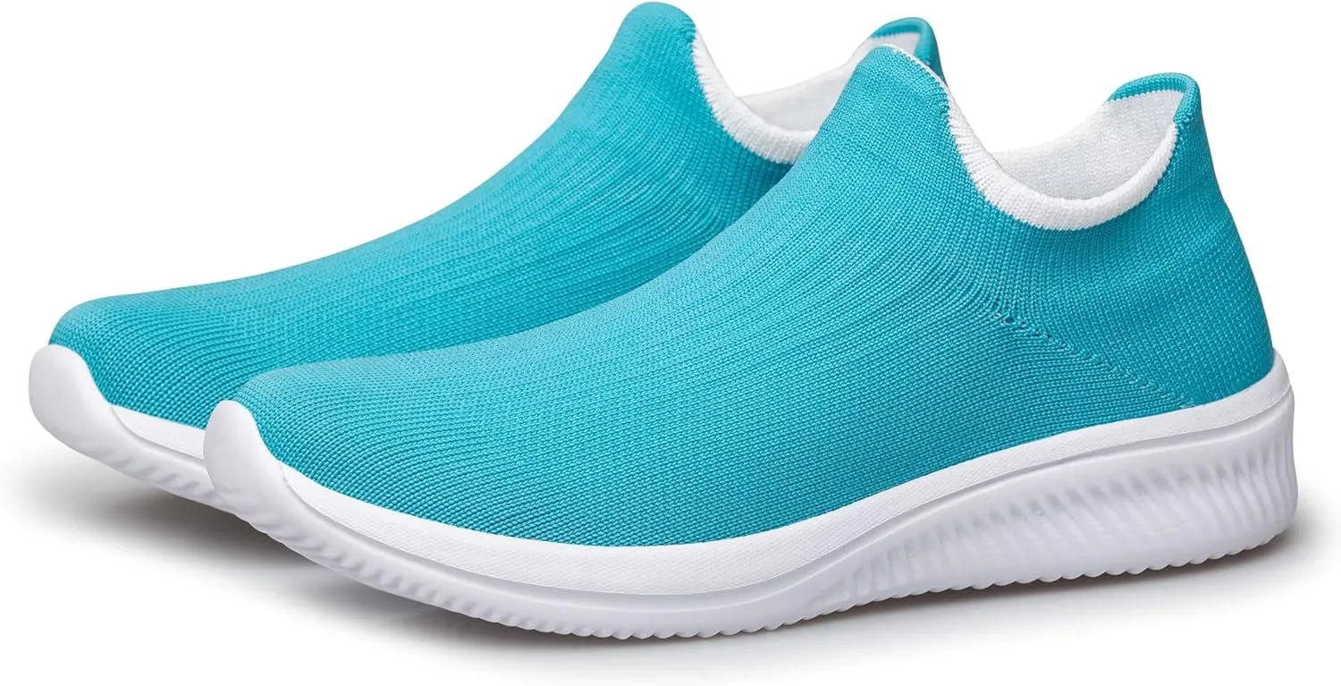 vibdiv Walking Shoes Women Casual Sock Sneakers Lightweight Comfy Breathable Pull-on Zapatillas de Mujer