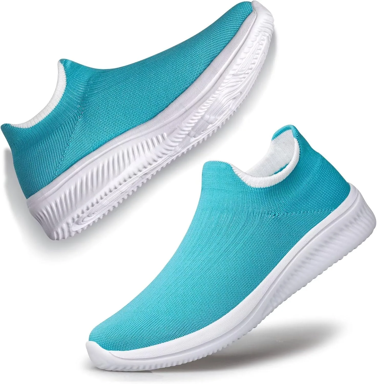 vibdiv Walking Shoes Women Casual Sock Sneakers Lightweight Comfy Breathable Pull-on Zapatillas de Mujer