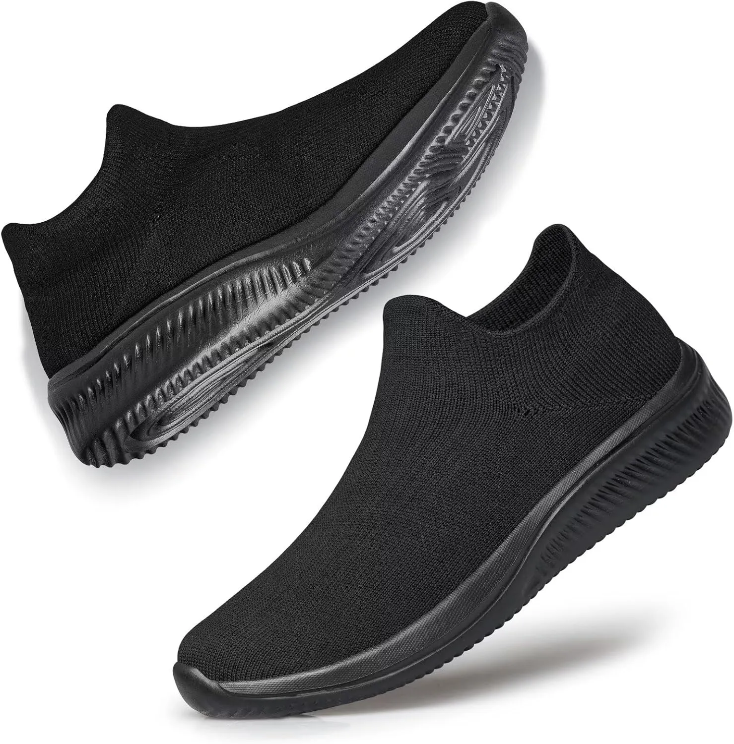 vibdiv Walking Shoes Women Casual Sock Sneakers Lightweight Comfy Breathable Pull-on Zapatillas de Mujer
