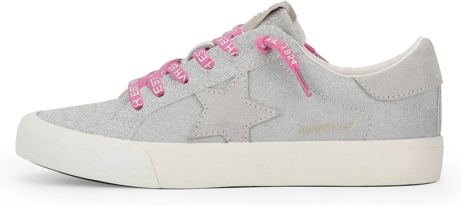 Vintage Havana Grande Women’s Fashion Sneakers | Star Tennis Shoes Womens | Low Top Slip On | Walking Comfortable Casual